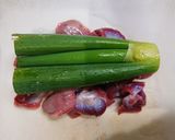 炊飯器で簡単♪蒸し砂肝のネギ塩かけ作り方4写真