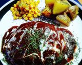 簡単！デミグラス缶で！煮込みハンバーグ作り方8写真