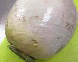 巨大なカブお漬物☆聖護院カブべったら漬け作り方2写真