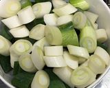 油揚げと豆腐とチンゲン菜のキムチ鍋作り方6写真