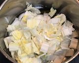 油揚げと豆腐とチンゲン菜のキムチ鍋作り方8写真