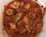 油揚げと豆腐とチンゲン菜のキムチ鍋作り方11写真