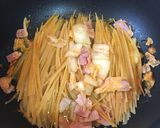 フライパンひとつで☆キムチクリームパスタ作り方7写真