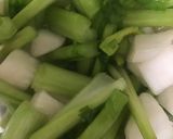 カブのマリネ 柿とちくわ入り作り方1写真