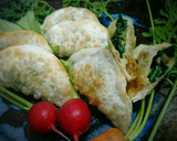 薫る♥ほうれん草と梅チーズの揚げ餃子作り方13写真