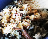 サンマ缶とキノコで簡単炊き込み御飯作り方6写真