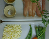 旨っ♥鶏ささみの野菜のっけ焼き作り方1写真