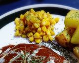 簡単！デミグラス缶で！煮込みハンバーグ作り方10写真