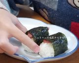 ハムステーキ塩昆布むすび作り方8写真