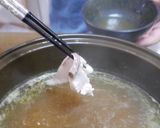 牛だしつゆで食べるブリのなべしゃぶ作り方5写真