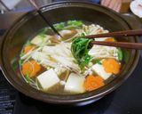 牛だしつゆで食べるブリのなべしゃぶ作り方6写真