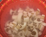 蓮根と厚揚げの胡麻だれ煮・大葉風味作り方2写真