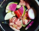彩り根菜オイル蒸し作り方2写真