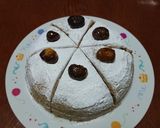 抹茶とマロンのケーキ作り方11写真