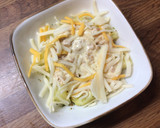 ジャガイモの納豆マヨチーズ焼き♪作り方3写真