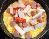 コンビニ食材で☆スキレットチーズオムレツ作り方8写真