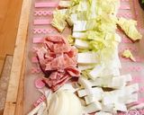 簡単カルボナーラうどん♡♡作り方1写真
