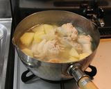しみこんだだしがおいしい手羽元じゃが作り方5写真
