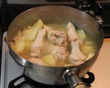 しみこんだだしがおいしい手羽元じゃが作り方6写真