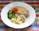 しみこんだだしがおいしい手羽元じゃが作り方7写真