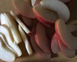 休日の朝に♡りんごパンケーキ作り方3写真
