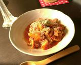 トマト缶で!豚肉と大根のトマト煮作り方6写真