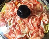 お手軽ヘルシー♪豚肉と白菜の酒蒸し作り方3写真