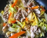 お手軽ヘルシー♪豚肉と白菜の酒蒸し作り方4写真