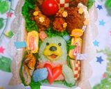 サランラップだよ♪『たぶんくま♡』弁当作り方10写真