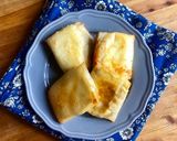 れんこんと鶏ひき肉のチーズ春巻き作り方8写真