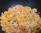 子供に大好評✨梅風味ツナクリーム炒飯作り方3写真