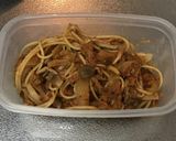 余りパスタのスパニッシュオムレツ作り方5写真
