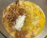 余りパスタのスパニッシュオムレツ作り方7写真