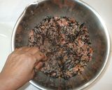ひじきハンバーグ♪簡単ひじき煮リメイク作り方8写真