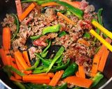 ラム肉のプルコギ風炒め◎作り方4写真