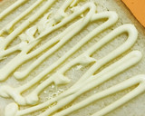 マヨネーズ＆ソースのお好み焼き風トースト作り方1写真