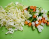 簡単！生野菜の味噌マヨ麹サラダ作り方1写真