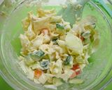簡単！生野菜の味噌マヨ麹サラダ作り方2写真
