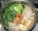 ガッテン☆小松菜☆サバの干物でサバ味噌鍋作り方21写真
