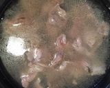 簡単◎豚こま切れでもつ鍋風一人鍋作り方2写真