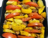 さば缶 みそ煮deトマトとお芋のチーズ焼作り方7写真