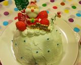 レンジで簡単❤X'masドームケーキ作り方8写真