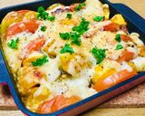 さば缶 みそ煮deトマトとお芋のチーズ焼作り方12写真