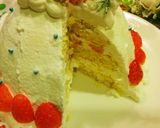 レンジで簡単❤X'masドームケーキ作り方11写真