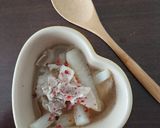 簡単！シンプルな塩味の大根と豚肉のスープ作り方3写真