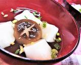 爽やか！はんぺんと椎茸のゆず風味すまし汁作り方8写真