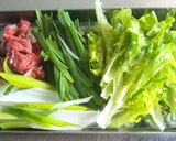 牛肉の味噌オイスターソース炒め作り方1写真