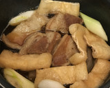 豚角煮丼●あまから煮といっしょに作り方3写真