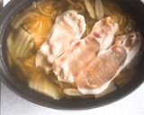 ごぼう香る豚肉と白菜のジンジャースープ作り方7写真