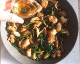 鶏肉とほうれん草のオイスターソース炒め作り方16写真